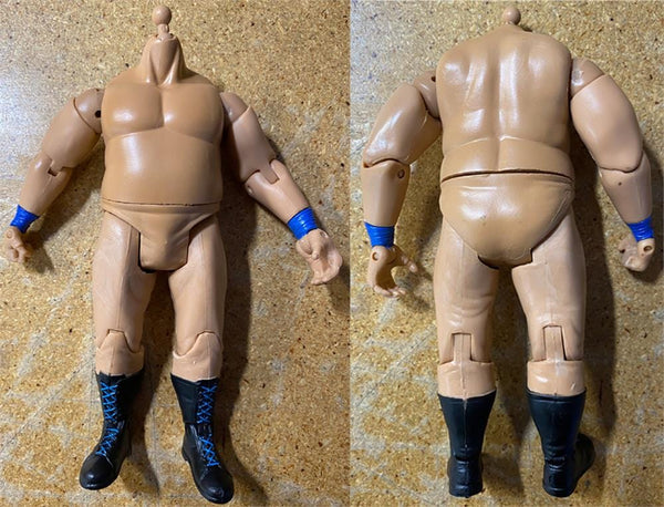 Generic 7 Inch African American Wrestling Action Figure With Skinny Body