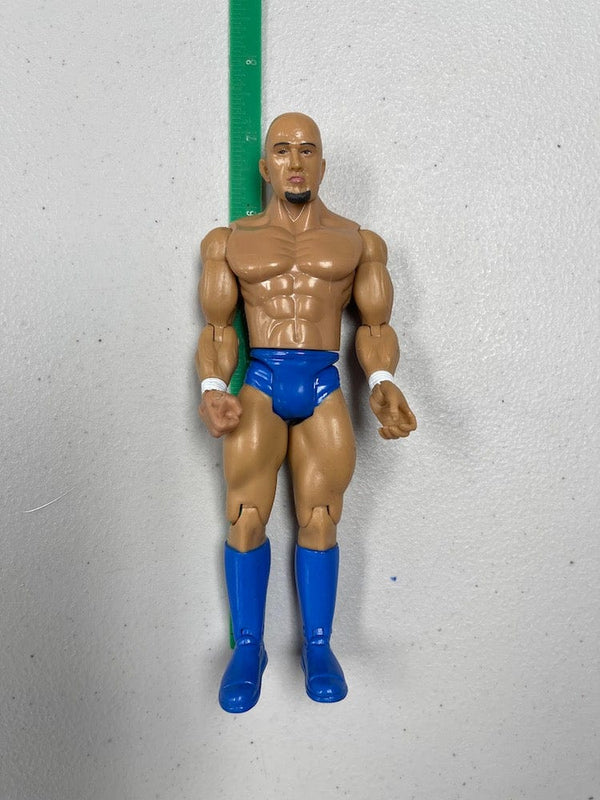Generic 7 Inch White Wrestling Action Figure With Skinny Body