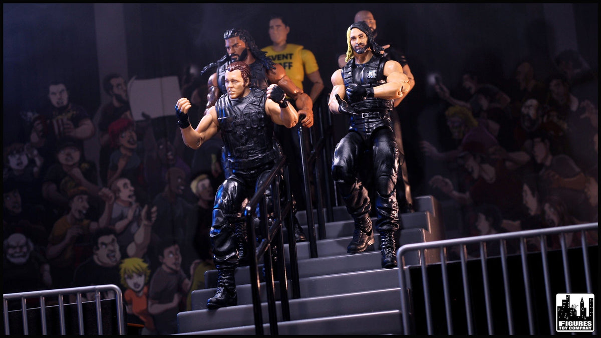 Arena Stairs Playset for WWE &amp; AEW Wrestling Action Figures