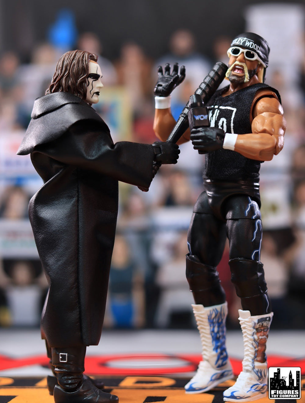 Black Baseball Bat for WWE &amp; AEW Wrestling Action Figures