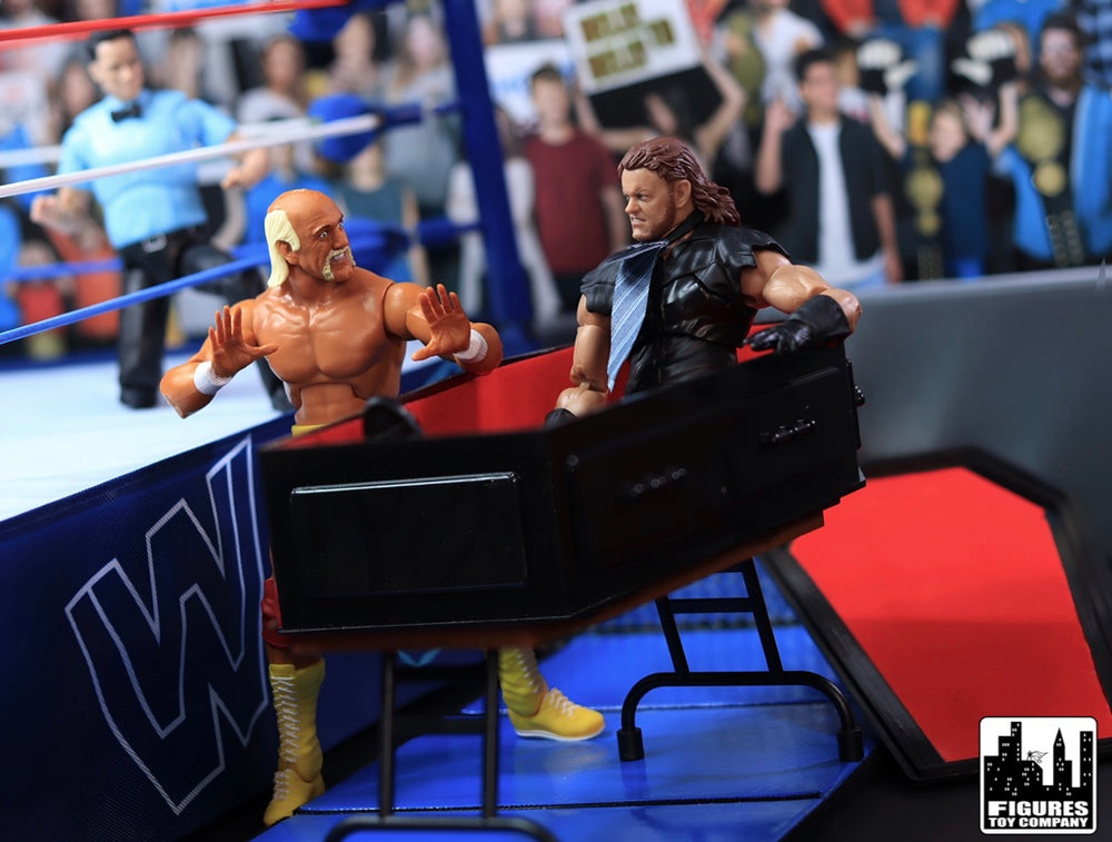 Black Coffin for WWE &amp; AEW Wrestling Action Figures