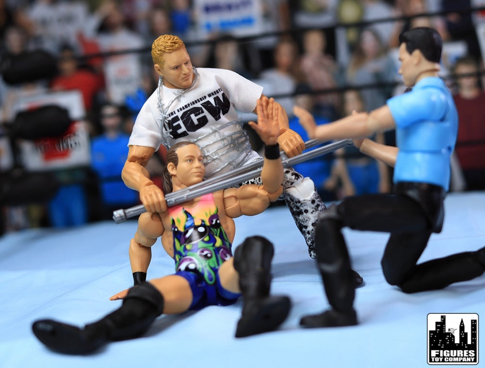 Cast &amp; Crutches Accessory Set for WWE &amp; AEW Wrestling Action Figures