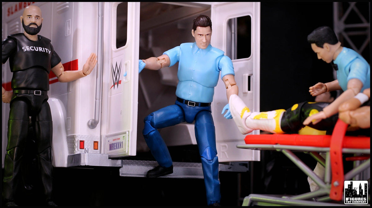 Ultimate EMT Ambulance Driver With Deluxe Articulation for WWE &amp; AEW Wrestling Action Figures