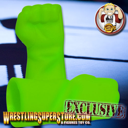Closed Fisted Molded Gloves for Wrestling Figures