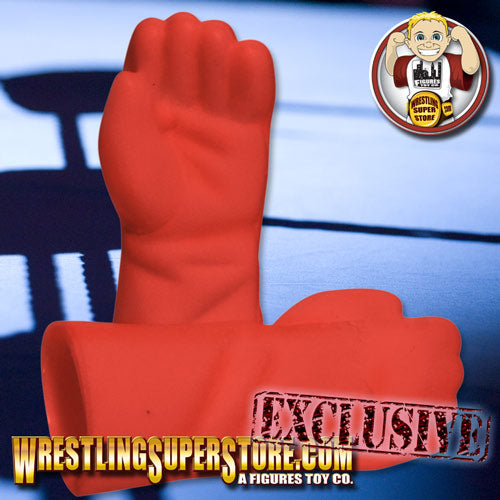 Open Fisted Molded Gloves for Wrestling Figures