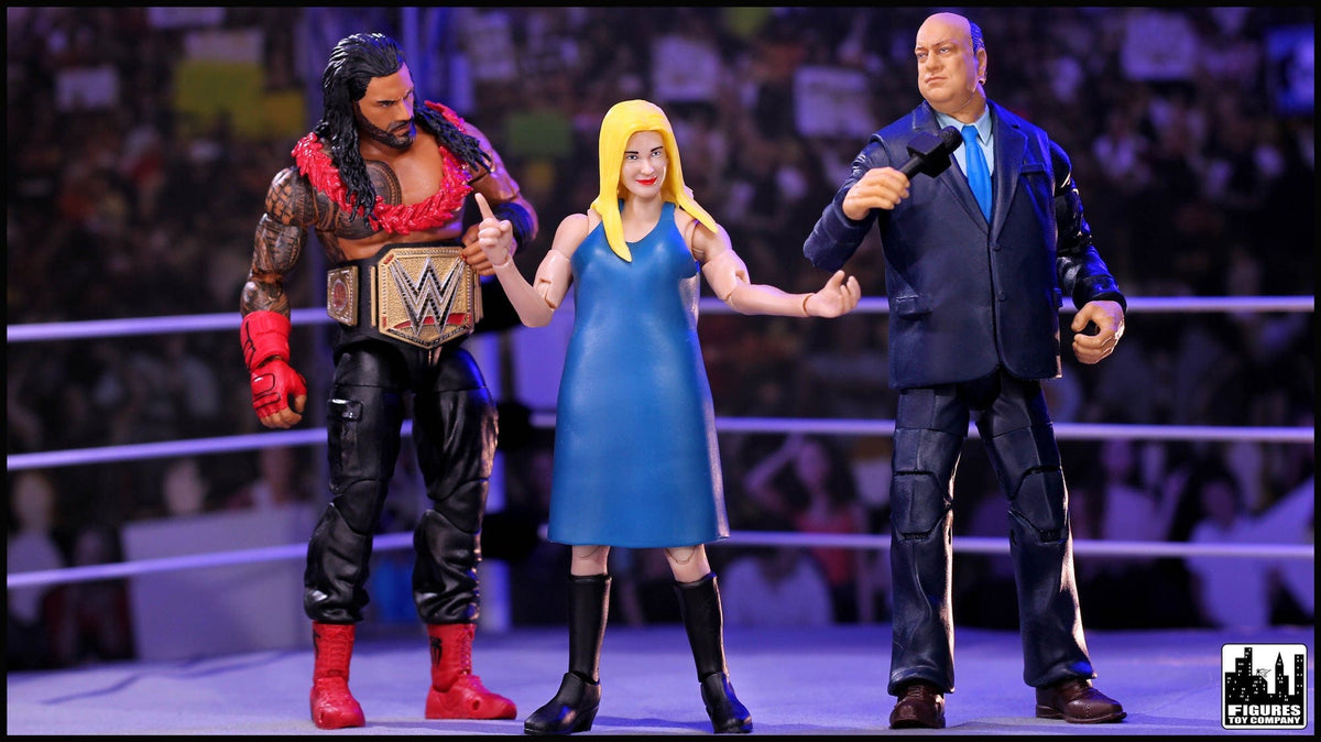 Ultimate Female Interviewer Announcer With Deluxe Articulation for WWE &amp; AEW Wrestling Action Figures