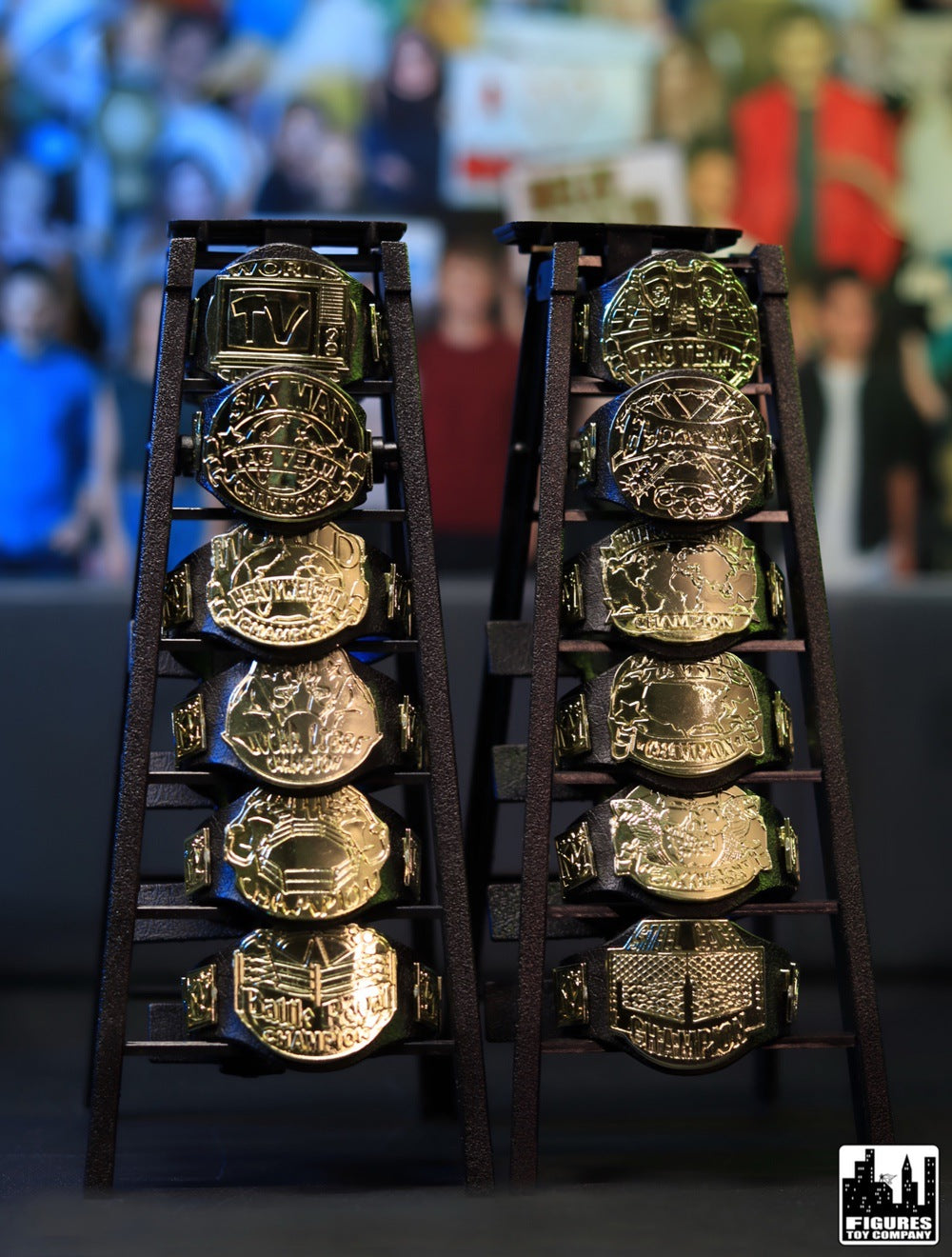 Mix &amp; Match Any 12 for $29.99 Championship Belts for WWE &amp; AEW Wrestling Action Figures