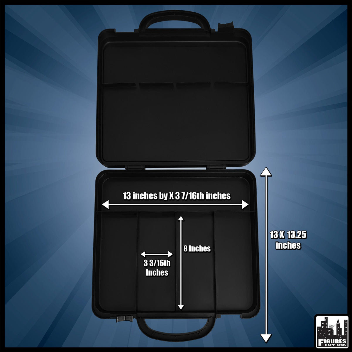 Deluxe Carrying Case With Accessories for WWE &amp; AEW Wrestling Action Figures