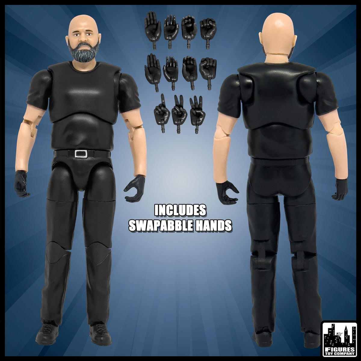 Ultimate MMA Referee With Deluxe Articulation for UFC MMA Action Figures