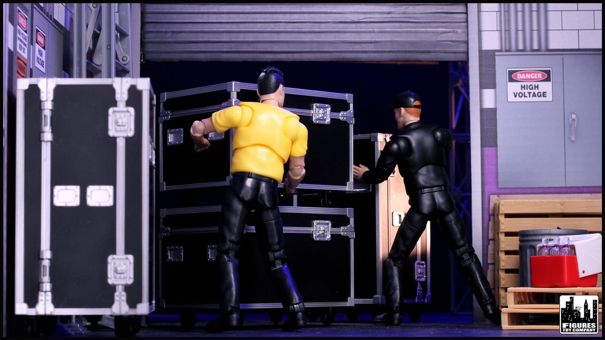 Set of 2 Road Cases for WWE &amp; AEW Wrestling Action Figures