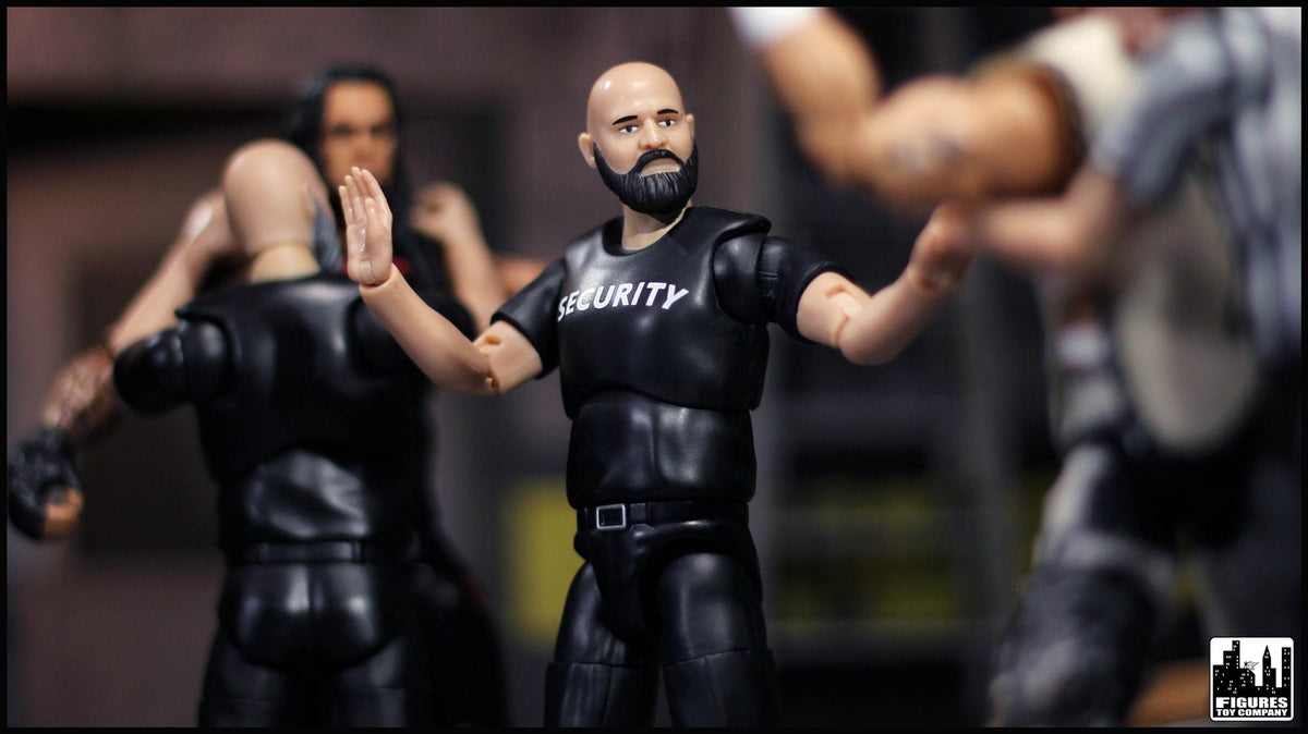 Ultimate Security Guard With Deluxe Articulation for WWE &amp; AEW Wrestling Action Figures