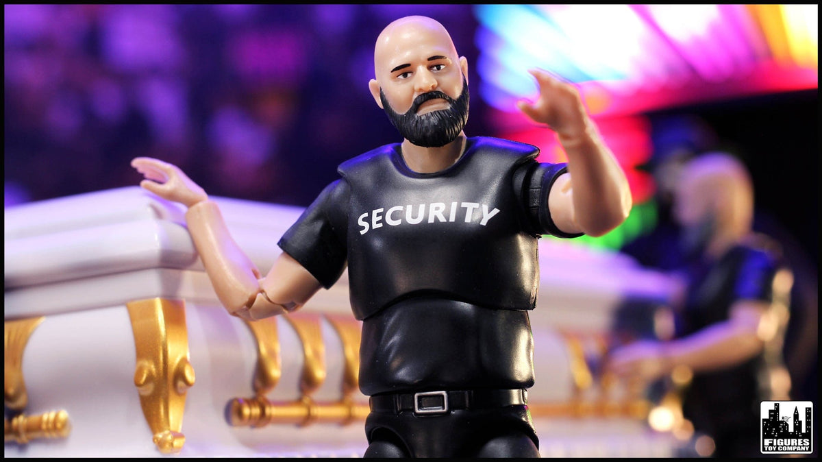 Ultimate Security Guard With Deluxe Articulation for WWE &amp; AEW Wrestling Action Figures