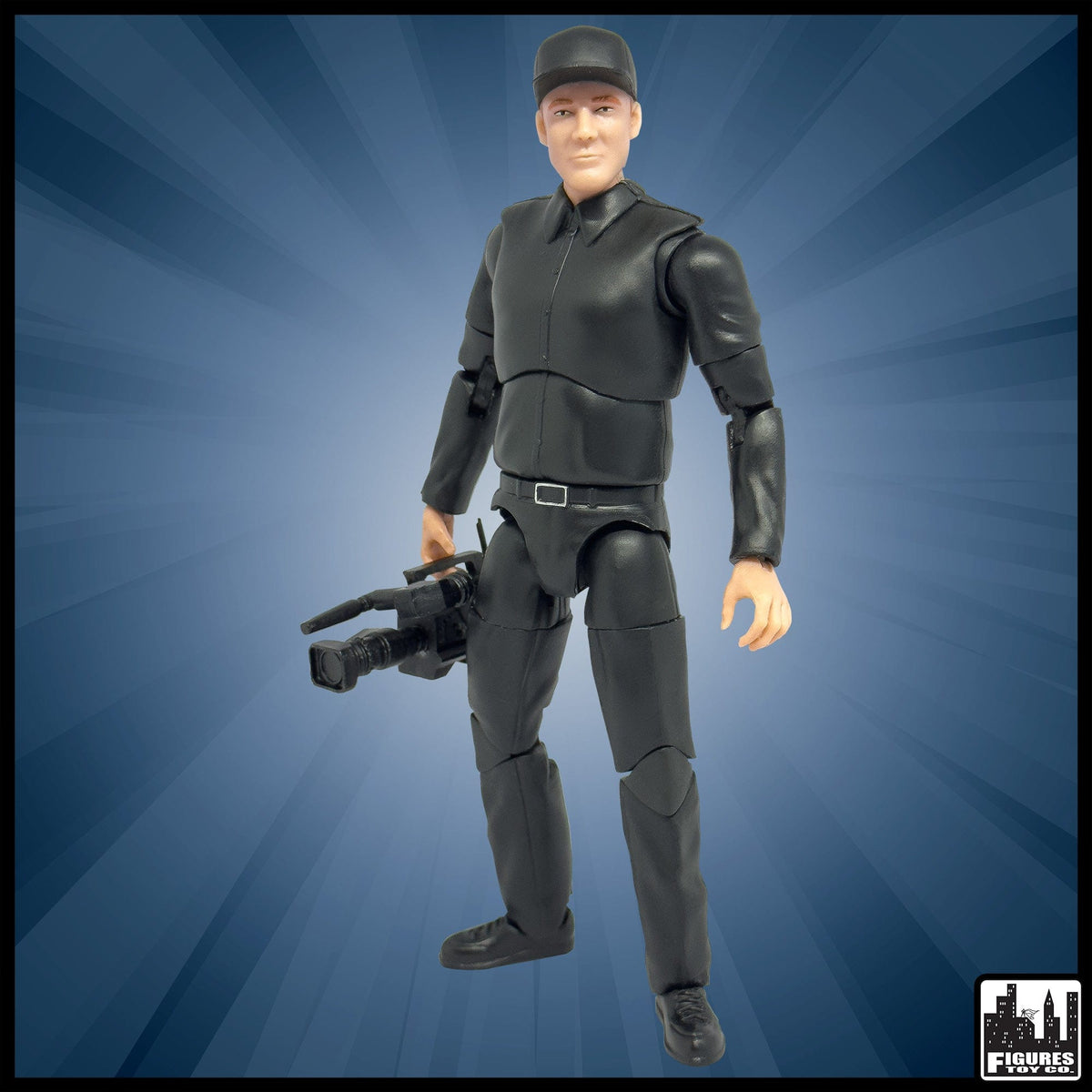 Ultimate TV Camera Man With Deluxe Articulation for WWE &amp; AEW Wrestling Action Figures