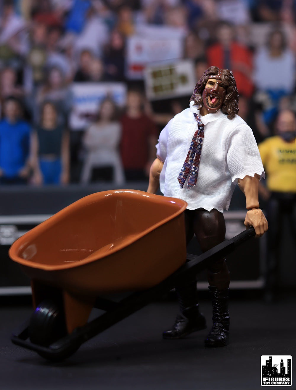 Set of 2 Wheelbarrows for WWE &amp; AEW Wrestling Action Figures