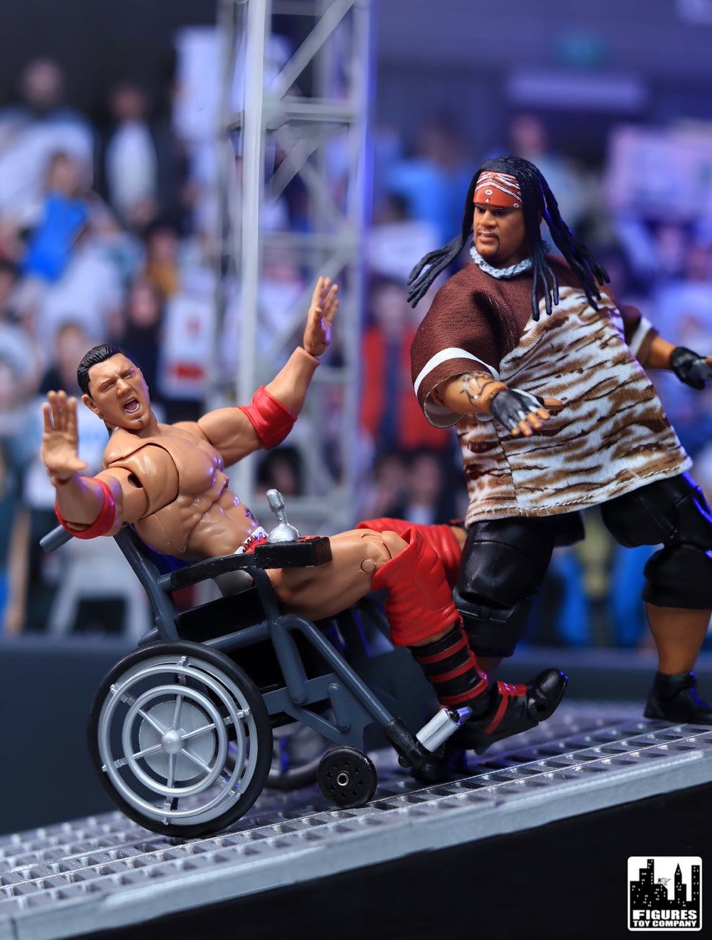 Set of 2 Wheelchairs for WWE &amp; AEW Wrestling Action Figures