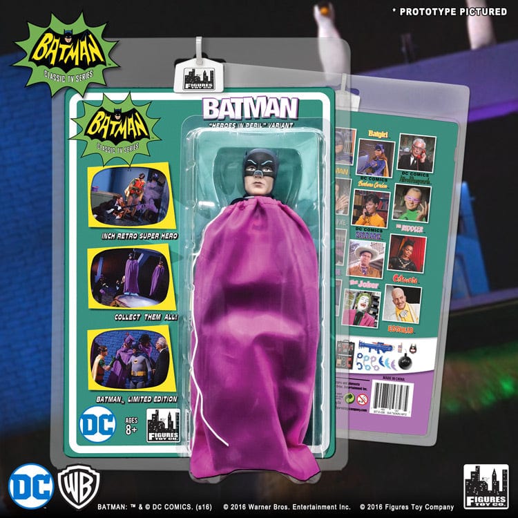 Batman Classic TV Series Figures Deluxe Batman Purple Bag Variant