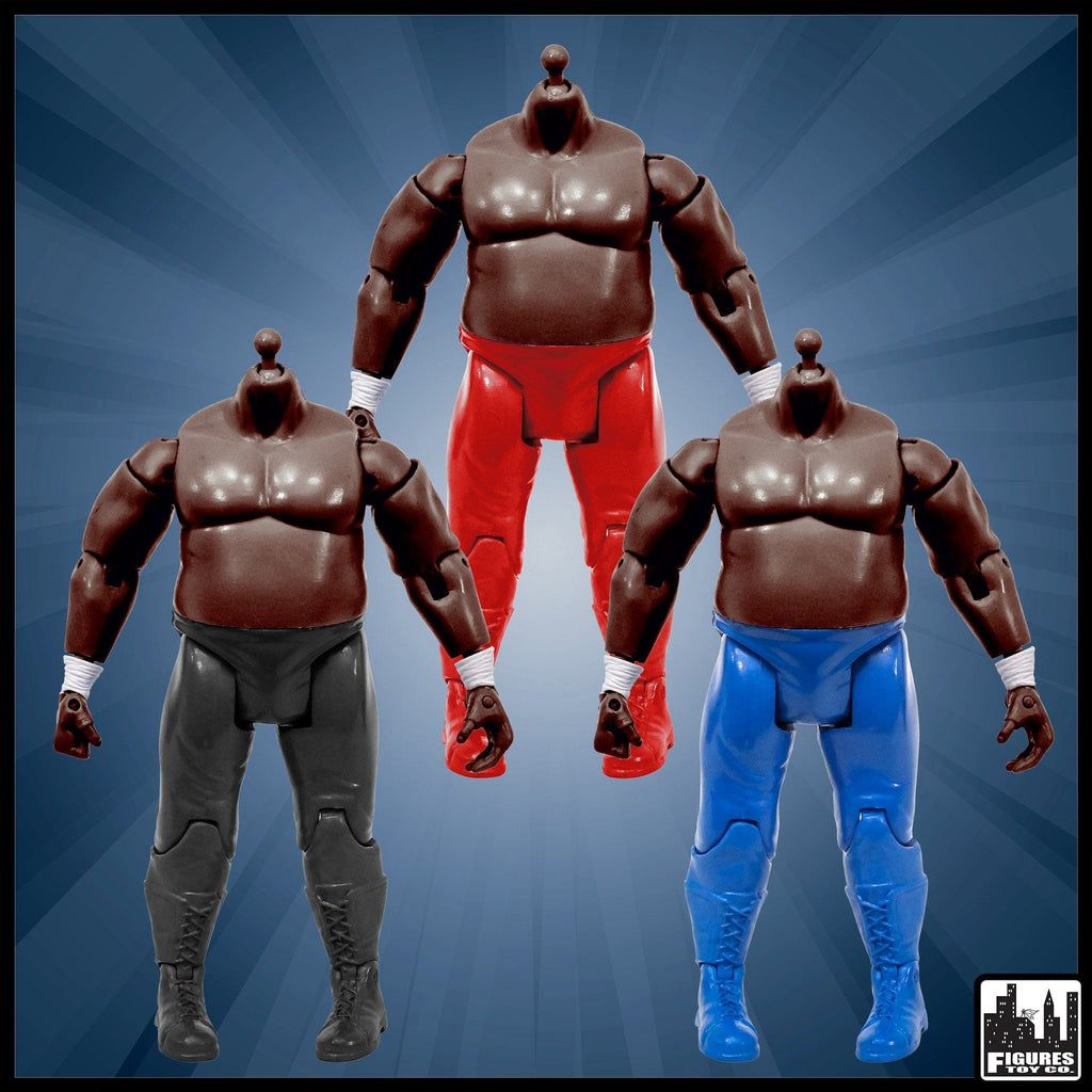 Generic 7 Inch White Wrestling Action Figure With Skinny Body