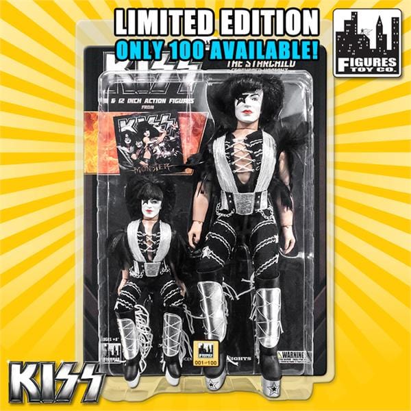 KISS Limited Edition 8 & 12 Inch Figure Two-Packs: The Starchild "Monster" Feather Variants
