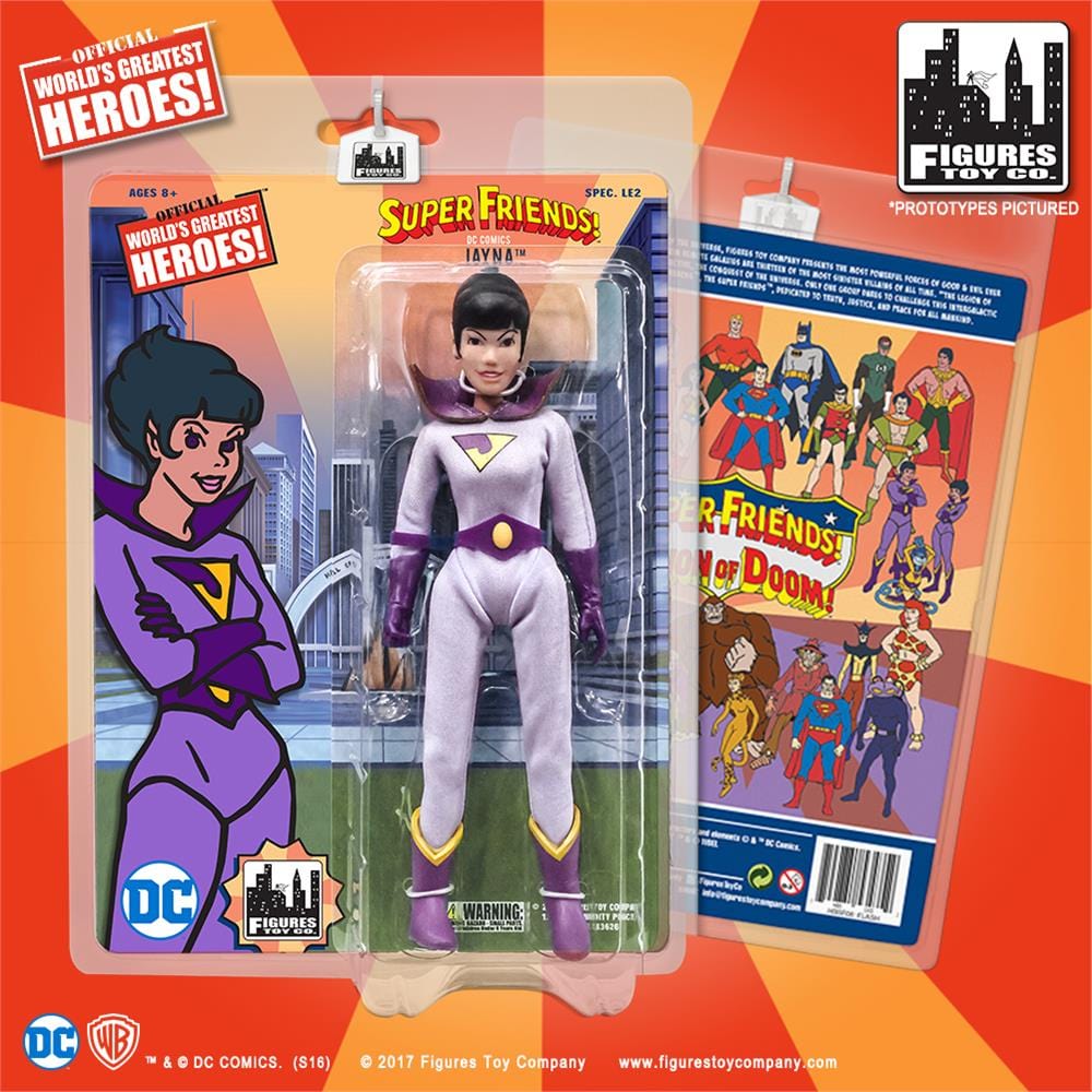 Super Friends 8 Inch Retro Action Figures Series Variants: Jayna