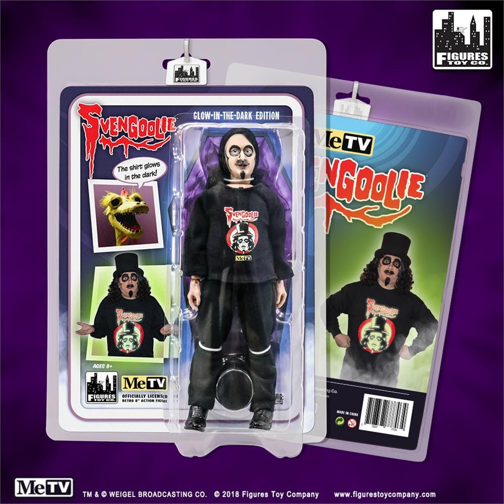 Me-tv Svengoolie 8” action figure on sale mint in card