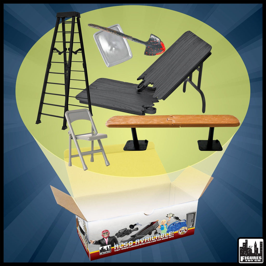 Wwe accessories tables sales ladders and chairs