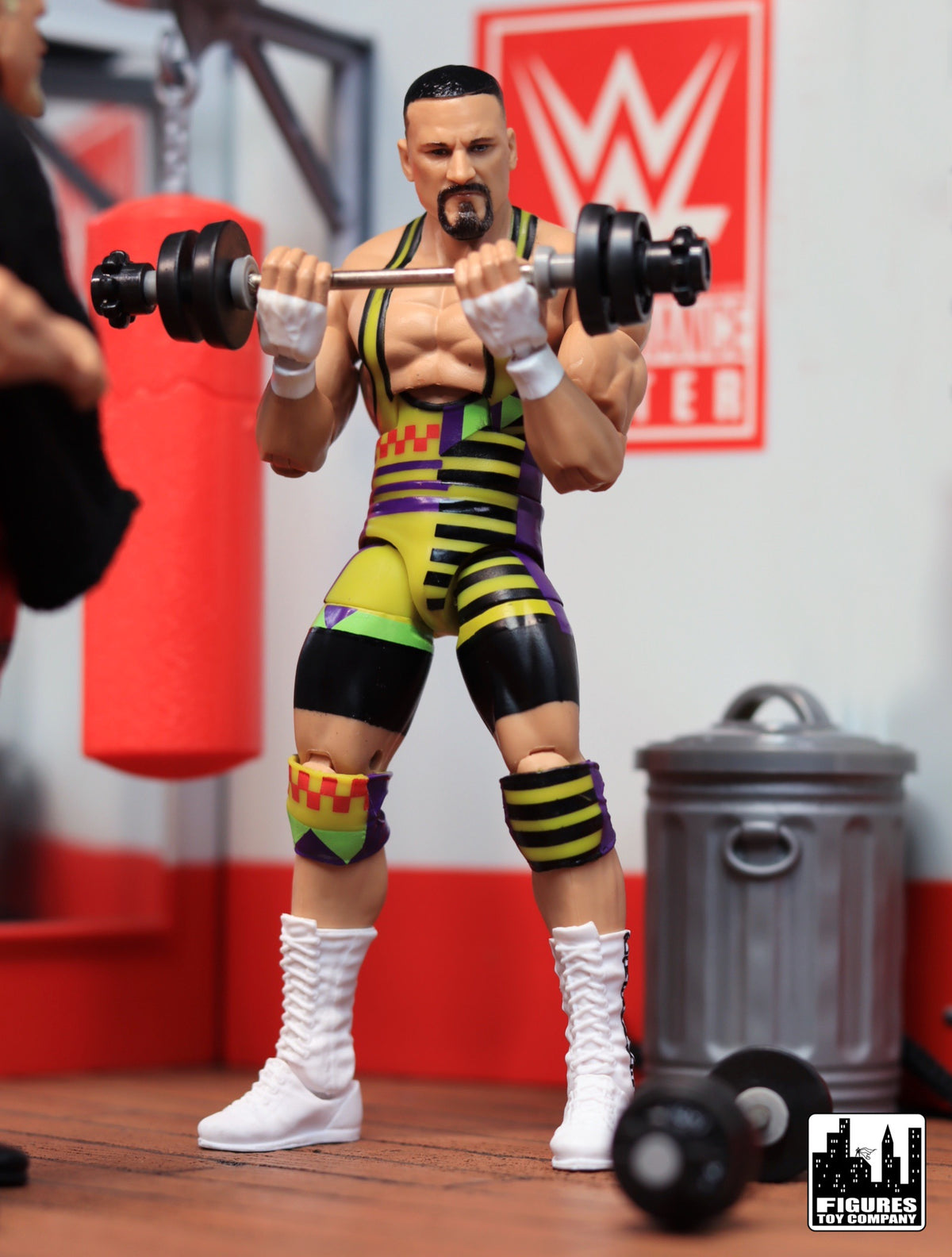 Large Weight &amp; Dumbell Set for WWE &amp; AEW Wrestling Action Figures